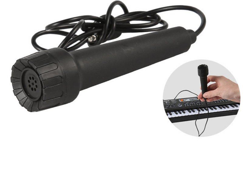 Mini Piano Portátil USB Digital 61 Teclas Elétrico+Microfone/SK-19