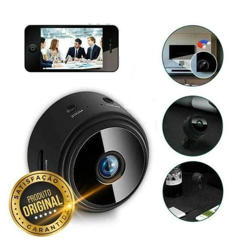Mini Câmera Espiã Magnética Wifi 1080P FullHD